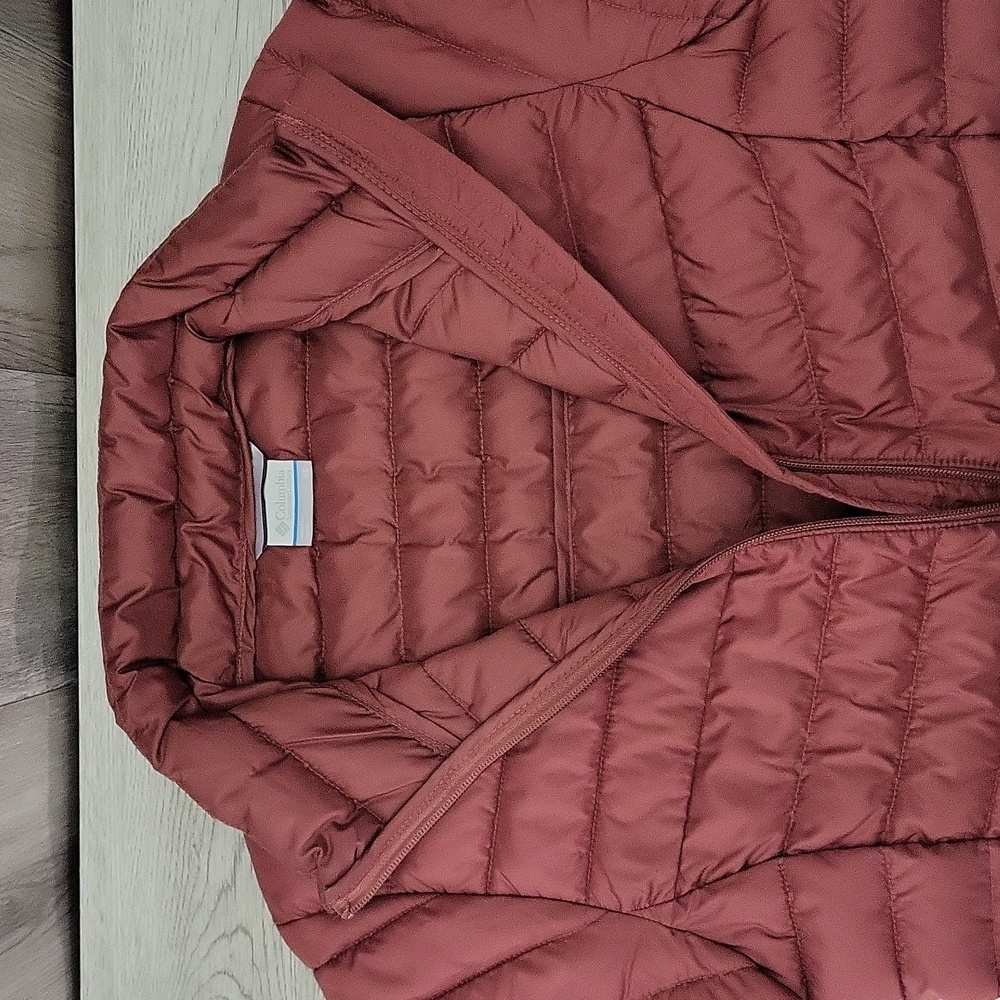 Columbia Womens XS Chestnut Clearing Jacket Regular Fit Omni-Shield Puffer NEW - Picture 4 of 13